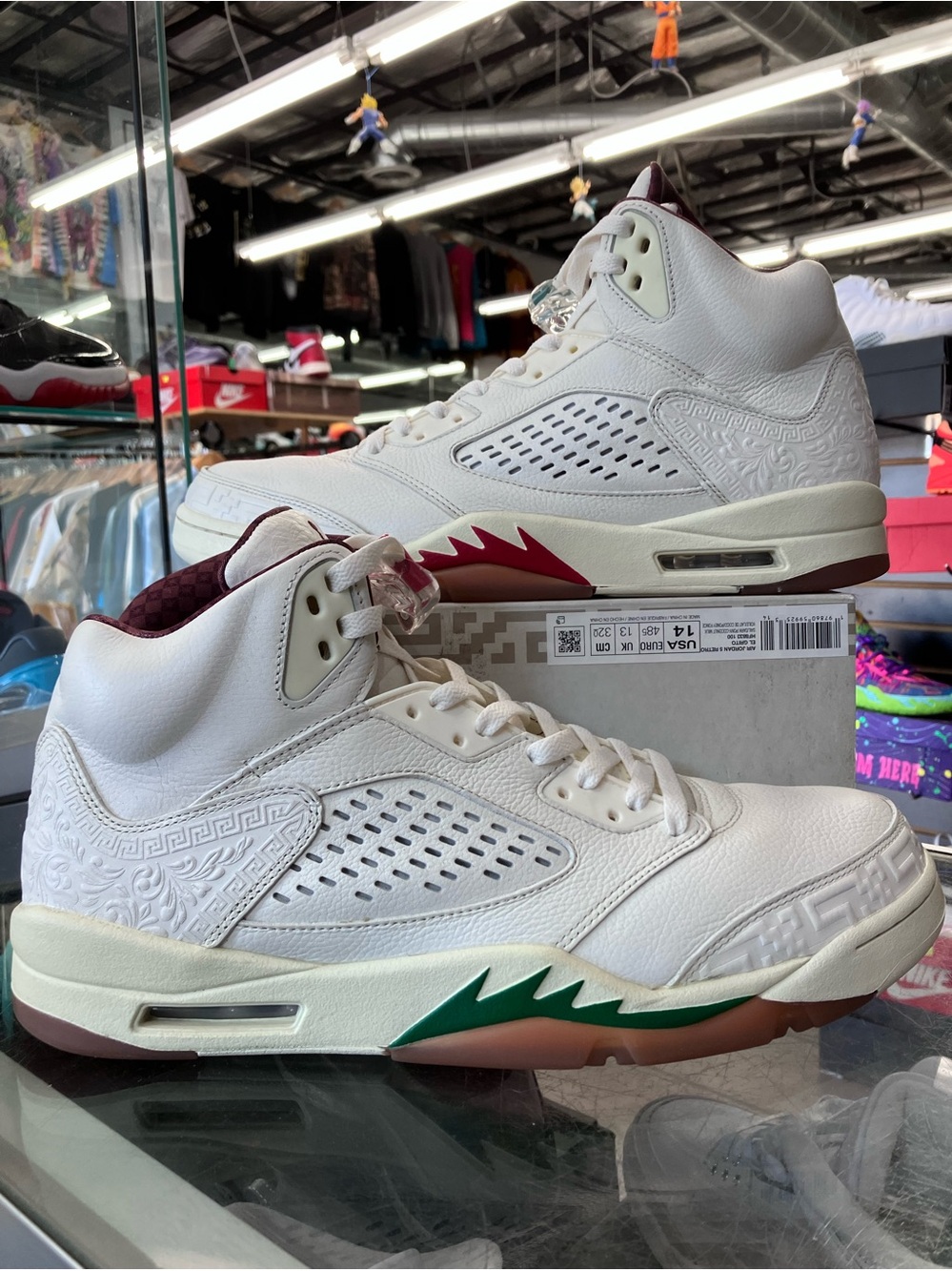Air Jordan 5 Retro El Grito Sail Size 14